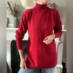 Vintage Diane Von Furstenberg Mock Neck Sweater, M